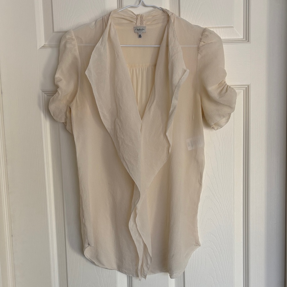 T. babaton Silk Blouse XXS - Cream